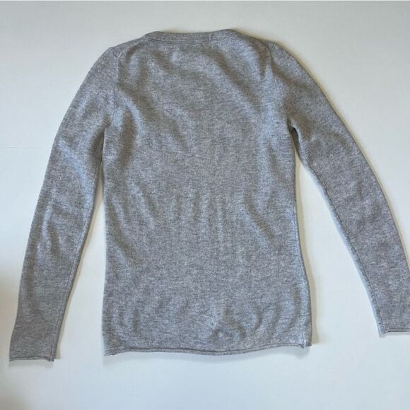 J.Crew Cashmere Grey Crewneck Sweater XS - Picture 7 of 9
